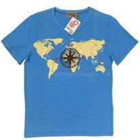 Camiseta Azul com Estampa de Exploração Chango - 12 anos - Outro