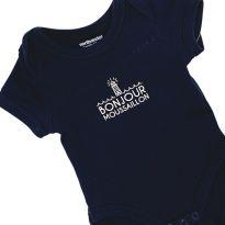 Body Azul Marinho "Bonjour Moussaillon" Vertbaudet - 0 a 3 meses - Outro