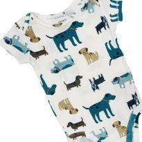 Body com Estampa de Cachorros Carter´s - 6 meses - Carter`s