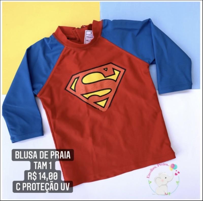 Blusa praia super homem 1 ano no Ficou Pequeno - Desapegos de Roupas quase  novas ou nunca usadas para bebês, crianças e mamães. 1036665