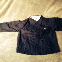 Camisa Social - 9 a 12 meses - Um mais um