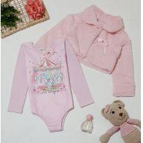 Conjunto (Novo) Infantil Menina Fashion - 3 anos - Time kids