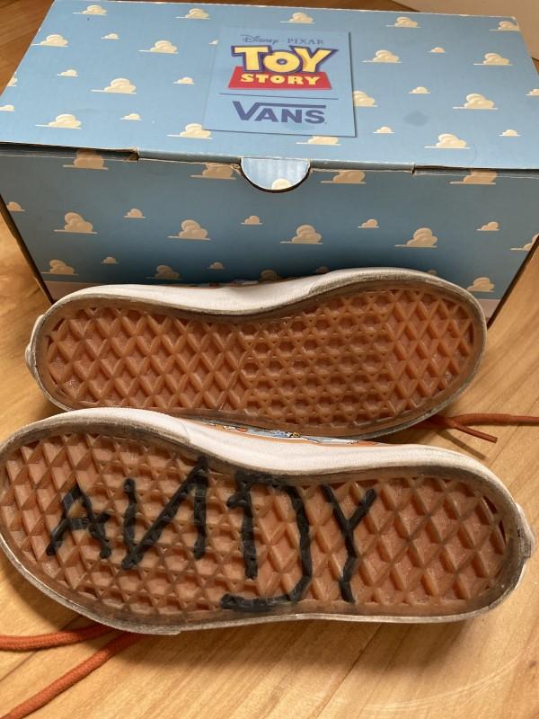 tenis vans toy story woody