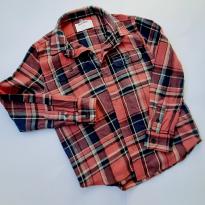 Camisa Menino Manga Longa Xadrez Old Navy -gap  T S 6-7 Anos - 6 anos - Old Navy