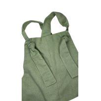 Jardineira verde - 9 a 12 meses - Não informada