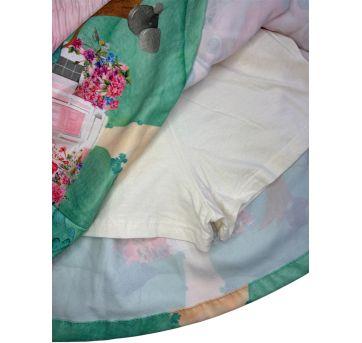 Conjunto blusa e saia/shorts - 6 anos - Não informada