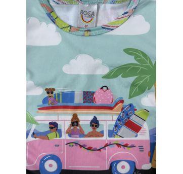 Camiseta UV - 2 anos - Boca Grande
