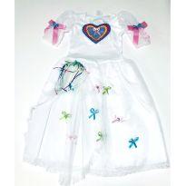 Vestido Festa Junina Noivinha Linda - 4 anos - Não informada