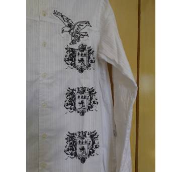 Camisa branca basica tam 14 - 14 anos - D.viller