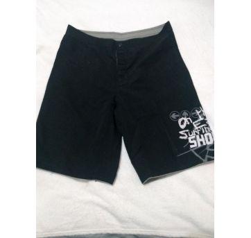 Bermuda Tactel surf preta - 14 anos - Hot Terapic