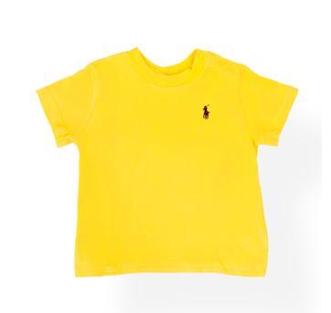 Roupa Camiseta Amarela Ralph Lauren - 9 meses - Ralph Lauren