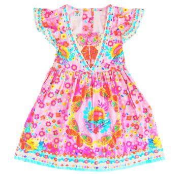 Vestido Estampado Alphabeto - 10 anos - Alphabeto