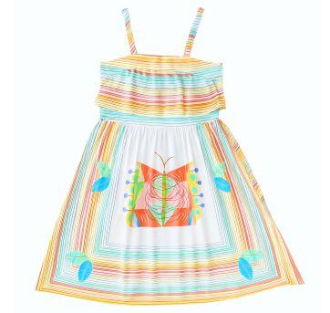 Vestido Estampado Alphabeto - 10 anos - Alphabeto