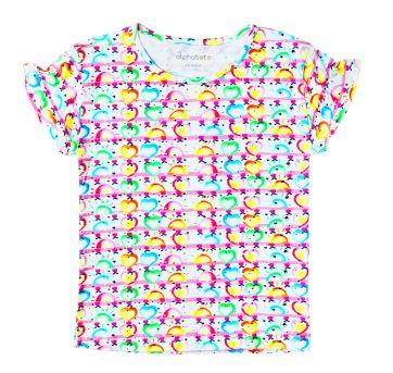 Camiseta Estampada Alphabeto - 10 anos - Alphabeto