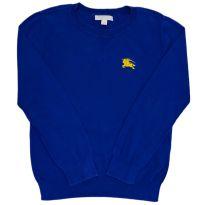 Blusa Trico Azul Burberry - 10 anos - Burberry