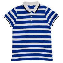 Camiseta Polo Listrada Burberry - 10 anos - Burberry