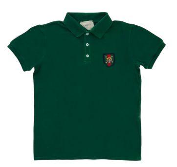 Camiseta Polo Verde Gucci - 12 anos - Gucci