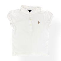 Roupa Camiseta Polo Branca Ralph Lauren - 2 anos - Ralph Lauren