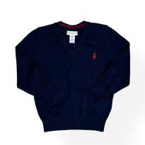 Roupa Blusa Tricô Azul Ralph Lauren - 2 anos - Ralph Lauren