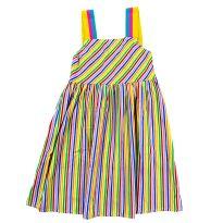 Vestido Listrado Fábula - 6 anos - Fábula