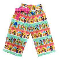 Calça Colorida Rosa Alphabeto - 5 anos - Alphabeto