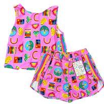 Conjunto Fábula Estampado - 6 anos - Fábula