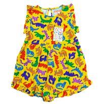 Macacão Estampado Fábula - 6 anos - Fábula