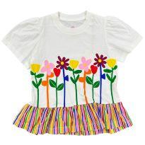 Camisa Estampada com Babadinho Fábula - 6 anos - Fábula