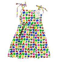 Vestido Estampado Alcinha Branco Fábula - 6 anos - Fábula