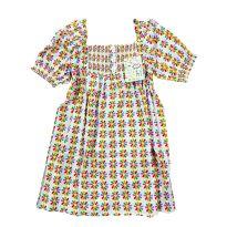 Vestido Manga Curta Colorido Fábula - 6 anos - Fábula