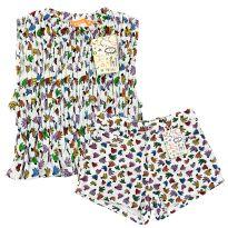 Conjuntinho Verão Estampado Branco Fábula - 12 anos - Fábula