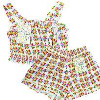 Conjunto Versão Estampado Fábula - 6 anos - Fábula