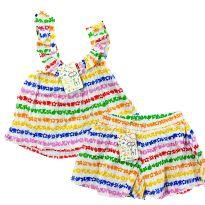 Conjunto Verão Estampado Fábula - 6 anos - Fábula