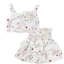 Conjunto Branco Estampado Fábula - 12 anos - Fábula