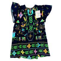 Vestido Preto Estampado Fábula - 6 anos - Fábula