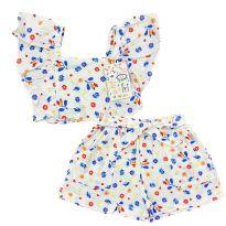 Conjunto Primavera Verão Branco Fábula - 6 anos - Fábula