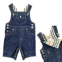 Jardineira Jeans Burberry - 9 a 12 meses - Burberry