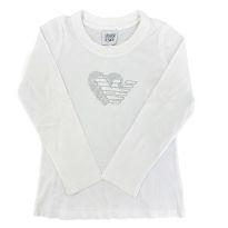 Camisa Meia Estação Branca Armani Junior - 2 anos - Armani