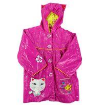 Capa De Chuva Rosa Estampada - Sem faixa etaria - Kidorable