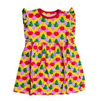 Vestido Estampado Manga Curta Fábula - 6 anos - Fábula