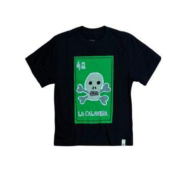 Camisa Preta Estampada Bento - 6 anos - Bento