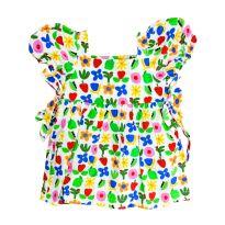 Vestido Colorido Estampado Fábula - 6 meses - Fábula