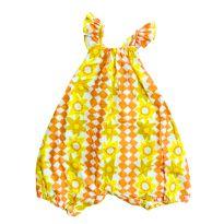 Macacão Bebe Amarelo Estampado Fábula - 9 a 12 meses - Fábula