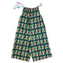 Macacão Verde Estampado Fábula - 6 anos - Fábula