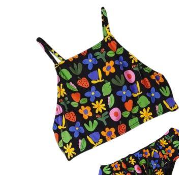 Biquini Estampado Colorido Fábula - 6 anos - Fábula