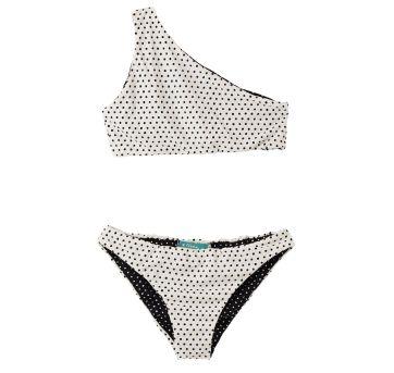 Biquini de Um Ombro Só Estampado Fábula - 12 anos - Fábula