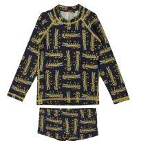 Camiseta UV e Sunga Estampado Fábula - 6 anos - Fábula