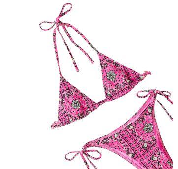 Biquini Rosa Estampado Fábula - 12 anos - Fábula