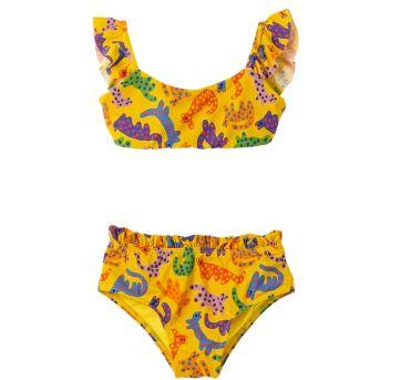 Biquini Amarelo Estampado Fábula - 6 anos - Fábula
