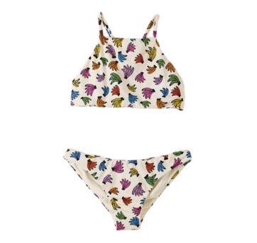 Biquini Branco Estampado Fábula - 12 anos - Fábula